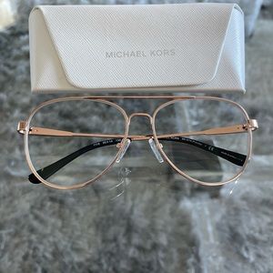 MICHAEL KORS OPTICAL FRAMES ROSE GOLD AVIATOR